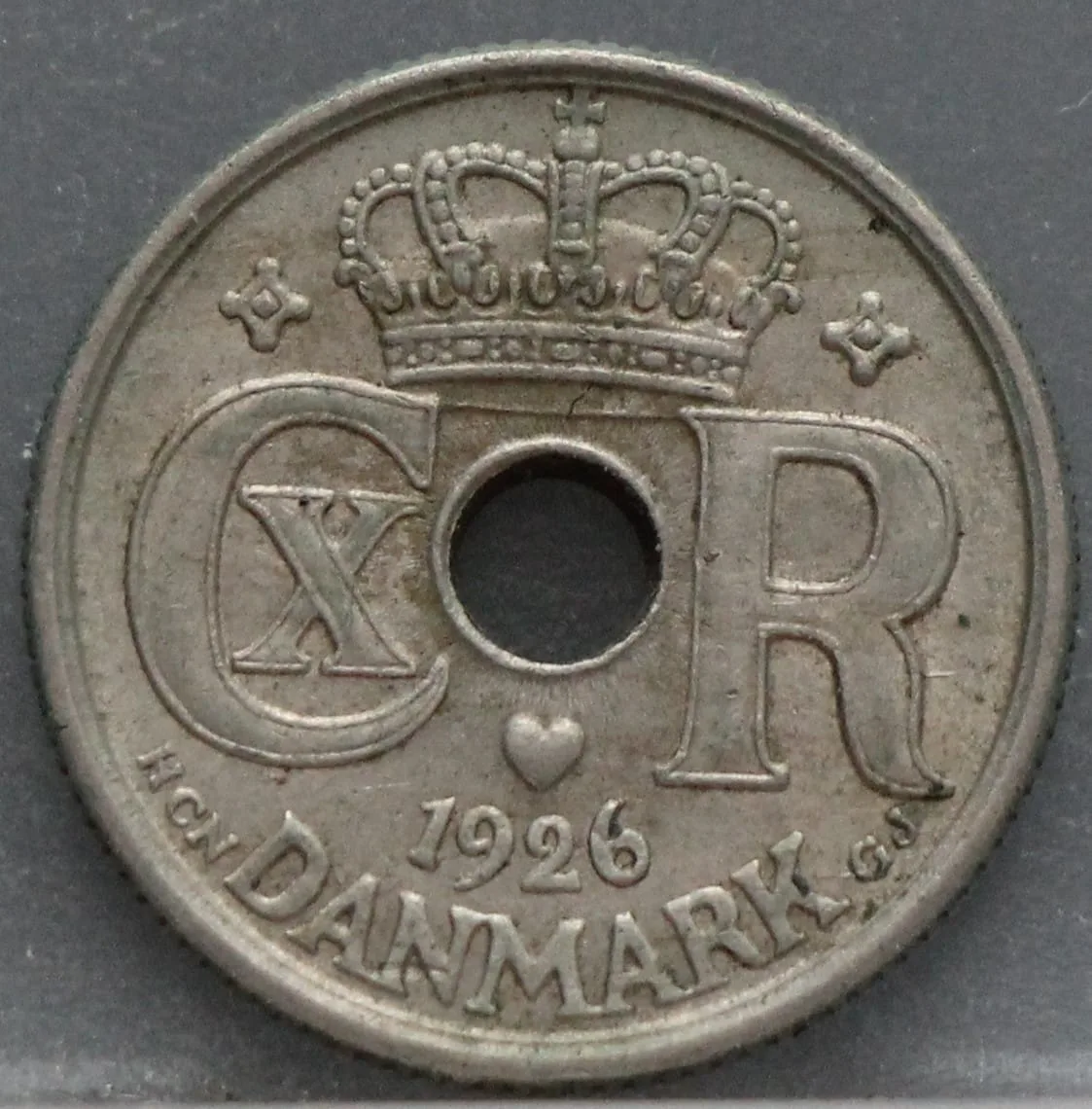 10 Øre 1926 Denemarken — Cupronikkel voorzijde