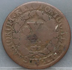 10 Reis 1743 Portugal — Koper voorzijde