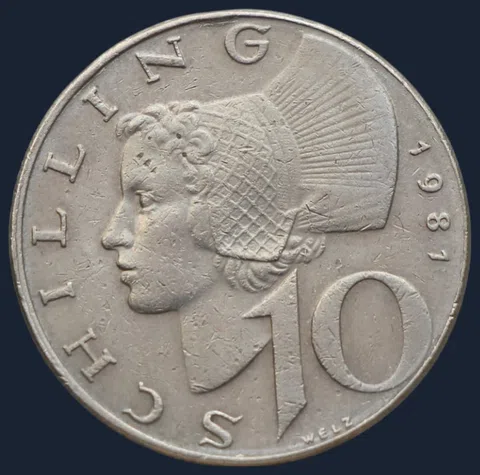 10 Schilling 1981 Oostenrijk