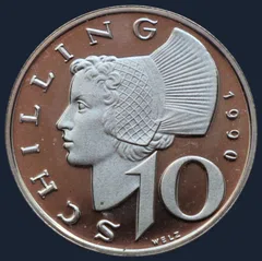 10 Schilling 1990 Oostenrijk