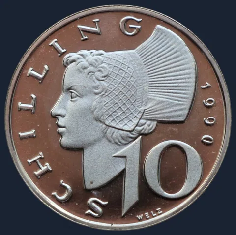 10 Schilling 1990 Oostenrijk