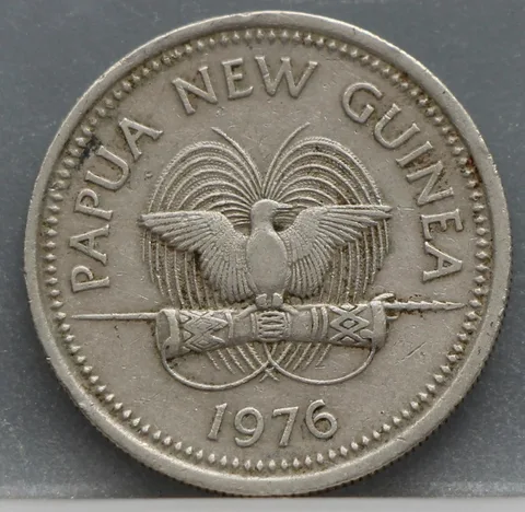 10 Toea 1976 Papoea-Nieuw-Guinea Cupronikkel