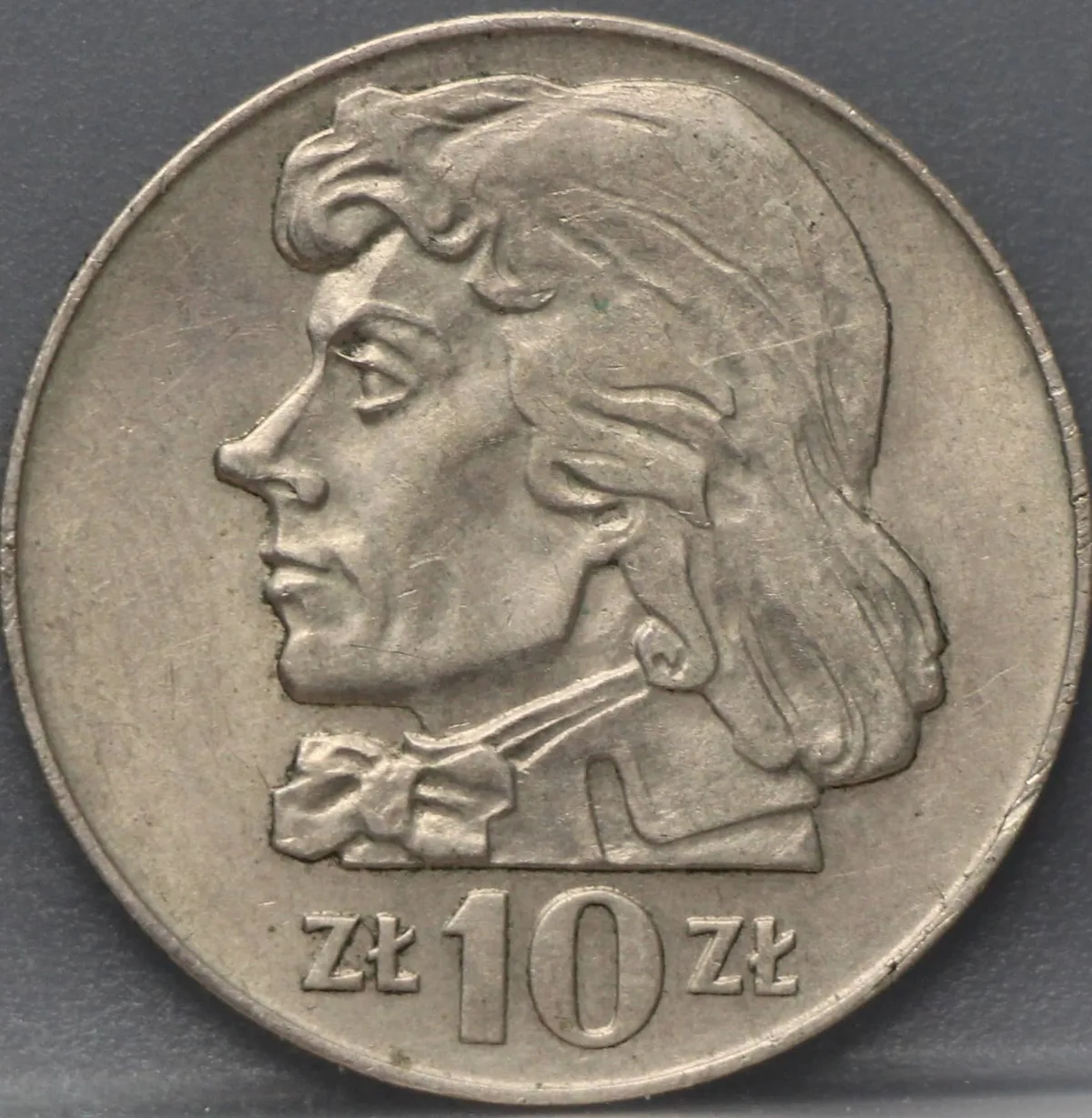 10 Zlotych 1969 Polen — Cupronikkel voorzijde