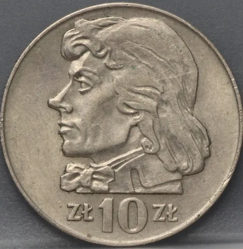 10 Zlotych 1969 Polen — Cupronikkel