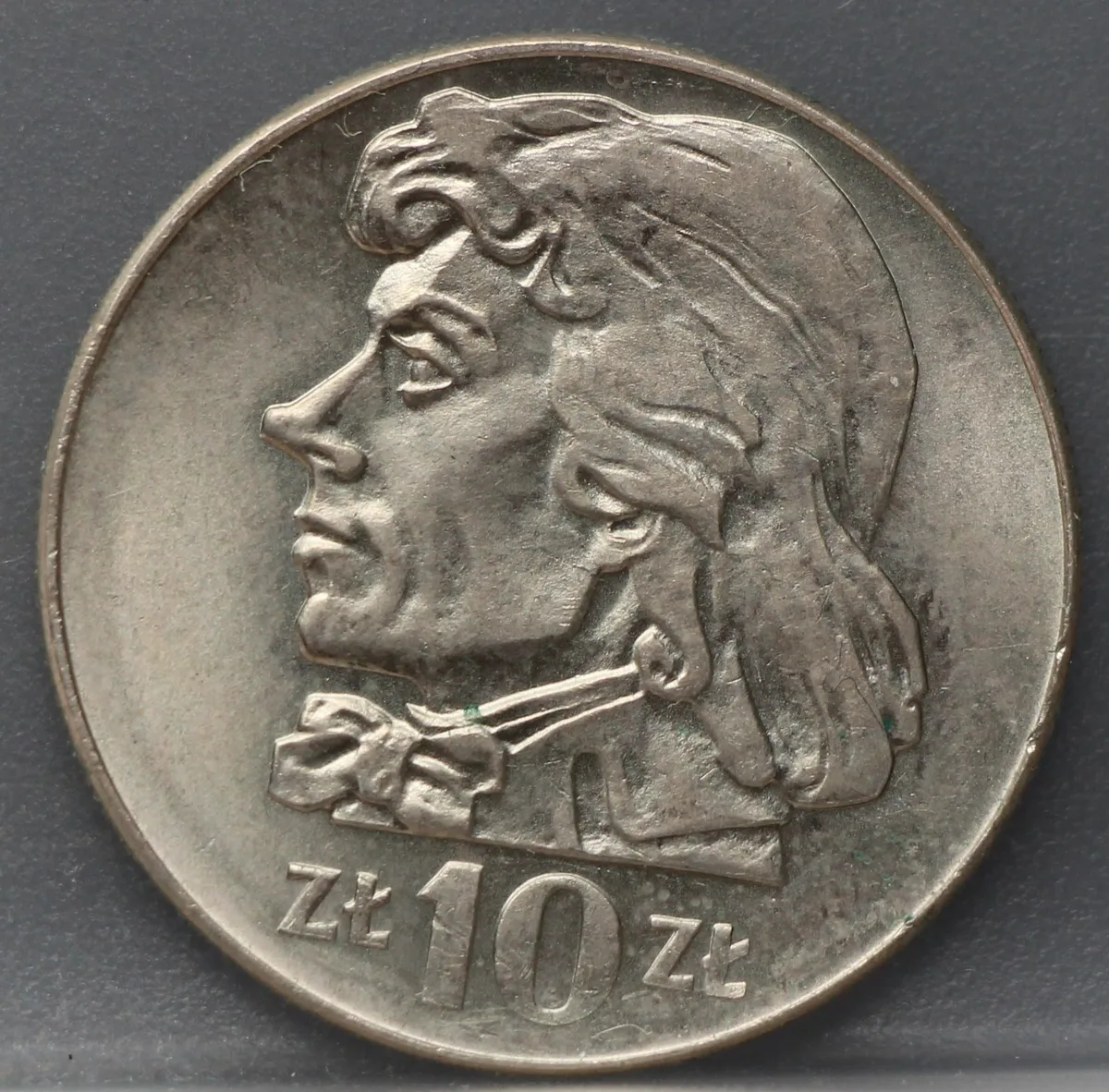 10 Zlotych 1970 Polen — Cupronikkel voorzijde