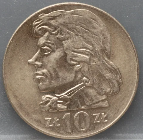 10 Zlotych 1971 Polen — Cupronikkel