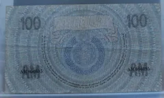 100 Gulden 1921 — Grietje Seel NVMH 116-2 achterzijde