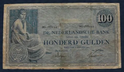 100 Gulden 1921 Grietje Seel NVMH 116-3b