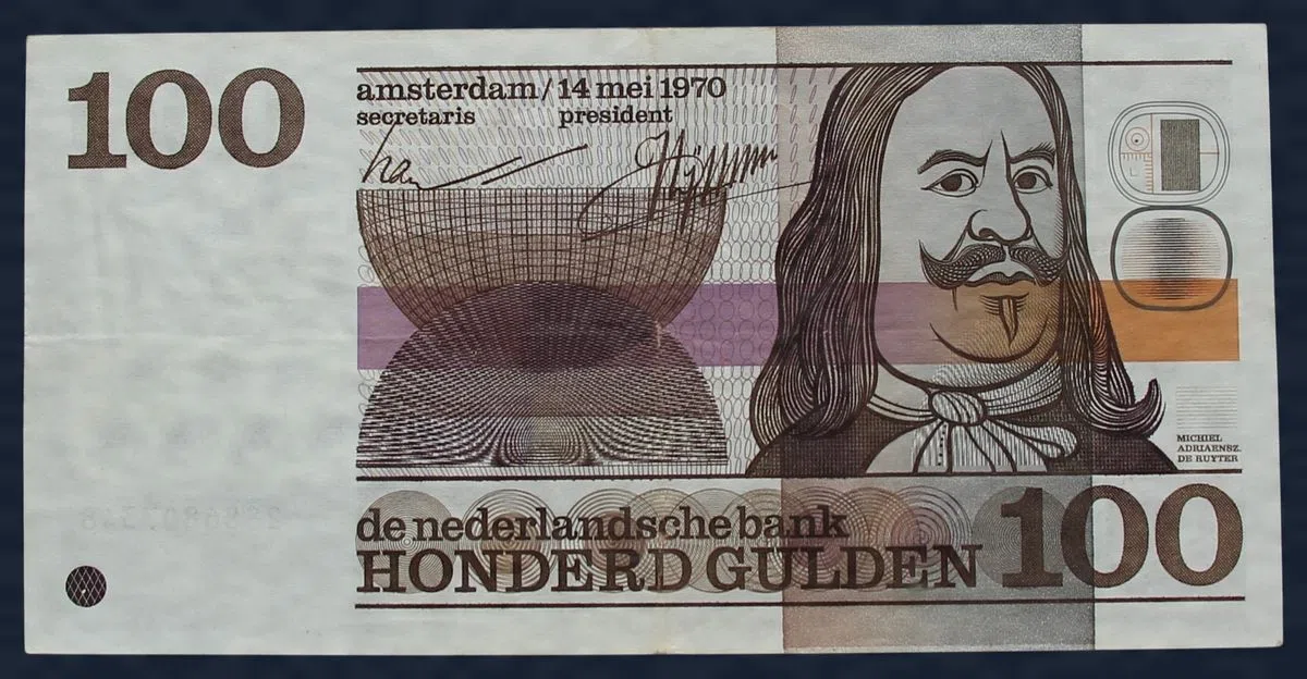 100 Gulden 1970 Michiel de Ruyter