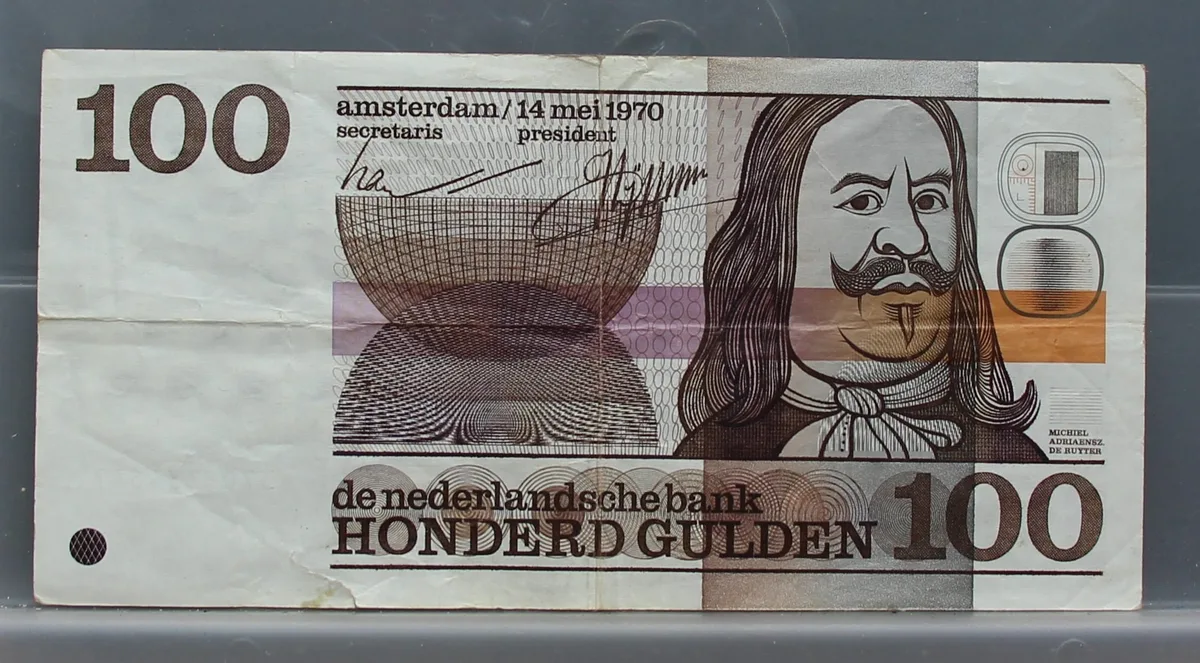 100 Gulden 1970 – Michiel de Ruyter (NVMH 122-1) voorzijde