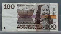 100 Gulden 1970 – Michiel de Ruyter (NVMH 122-1) voorzijde