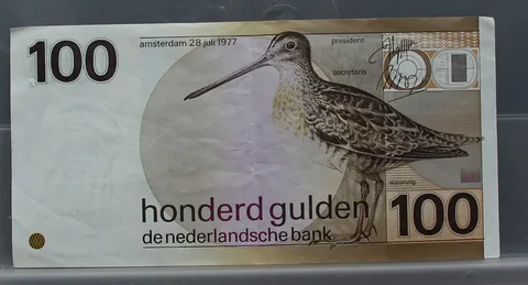 100 Gulden 1977 — Bankbiljet Snip (NVMH 123-1)