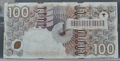 100 Gulden 1992 — Steenuil (NVMH 124-1A) achterzijde