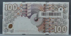 100 Gulden 1992 — Steenuil NVMH 124-1B achterzijde