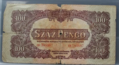 100 Pengö 1944 Hongarije