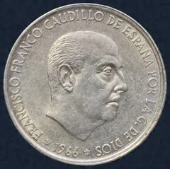 100 pesetas 1967 Spanje