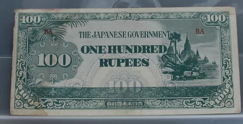 100 Rupees 1942 Birma (Myanmar) — The Japanese Government