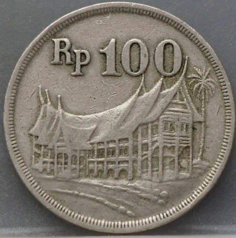 100 Rupiah 1973 Indonesië — Cupronikkel