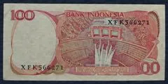 100 Rupiah 1984 Indonesië