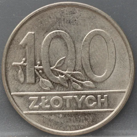100 Zlotych 1990 Polen — Cupronikkel