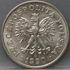 100 Zlotych 1990 Polen — Cupronikkel achterzijde