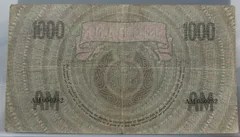 1000 Gulden 1926 — Grietje Seel achterzijde