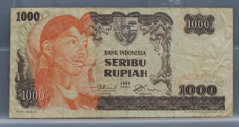 1000 Rupiah 1968 — Indonesië