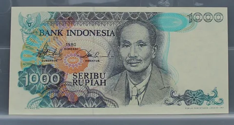 1000 Rupiah 1980 — Indonesië