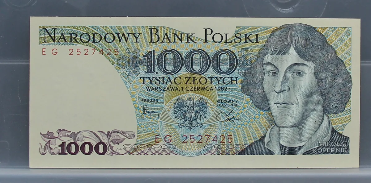 1000 Zlotych 1982 Polen voorzijde