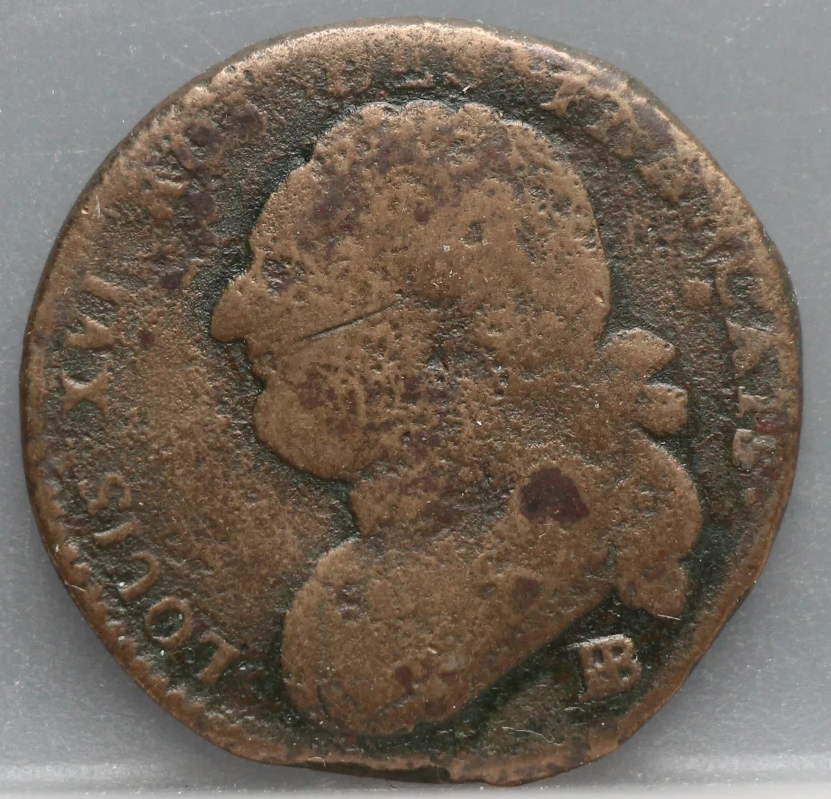 12 Deniers 1792 (BB) Frankrijk — Brons voorzijde