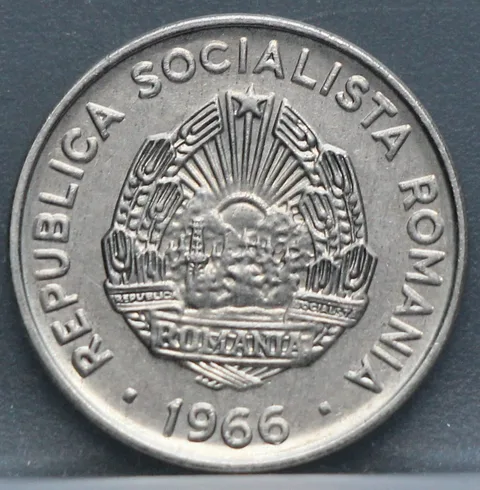 15 Bani 1966 Roemenië — Vernikkeld Staal