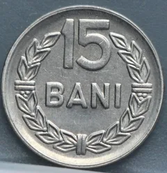 15 Bani 1966 Roemenië — Vernikkeld Staal achterzijde