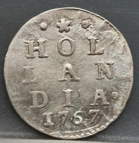 2 Stuiver 1767 Holland — Dubbele Wapenstuiver