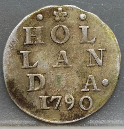 2 Stuiver 1790 Holland — Dubbele Wapenstuiver