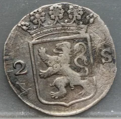 2 Stuiver 1790 Holland — Dubbele Wapenstuiver