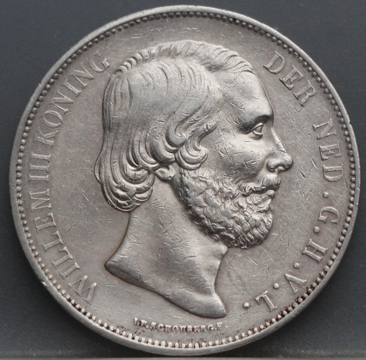 2 1/2 gulden 1872 - rijksdaalder 1872 - Willem 3 voorzijde