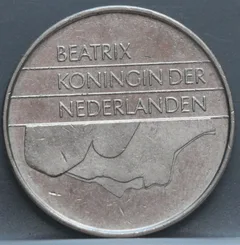2 1/2 Gulden 1985 achterzijde