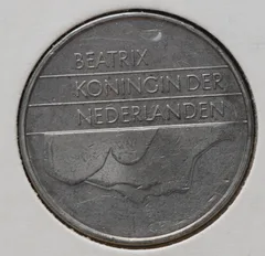 2 1/2 gulden 1990 achterzijde