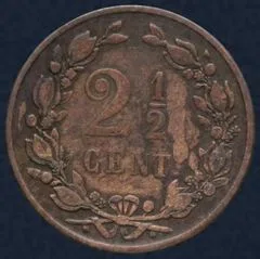 2½ Cent 1877 Willem III Utrecht