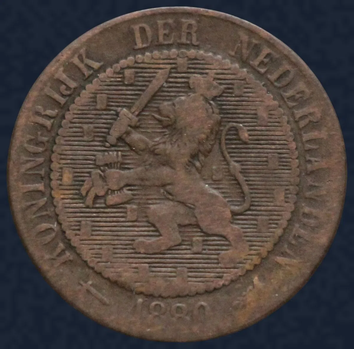 2½ Cent 1880 Willem III