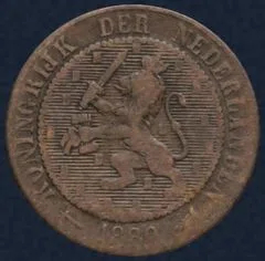 2½ Cent 1880 Willem III