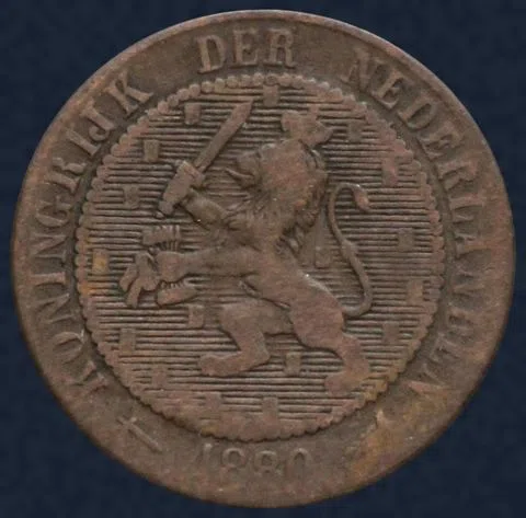 2½ Cent 1880 Willem III