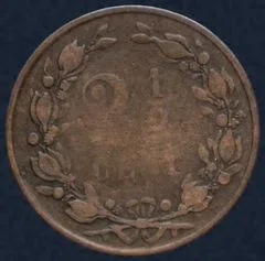 2½ Cent 1880 Willem III
