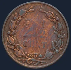 2½ Cent 1881 Willem III