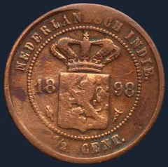2½ Cent 1898 Nederlands-Indië