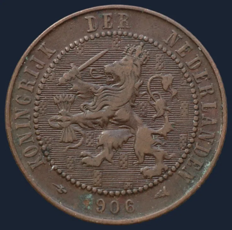 2½ Cent 1906 Nederland