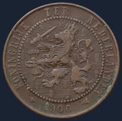 2½ Cent 1906 Nederland