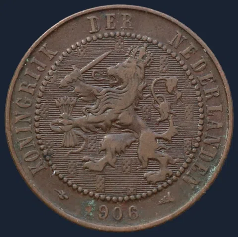 2½ Cent 1906 Nederland