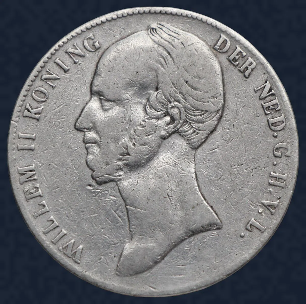 2½ Gulden 1845 Willem II Rijksdaalder