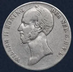 2½ Gulden 1845 Willem II Rijksdaalder